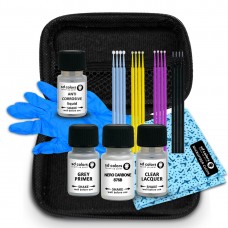 SD COLORS TOUCH UP PAINT KIT CARE  NERO CARBONE 876B сompatible with FIAT Small Edition Set