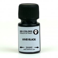 SD COLORS VIVID BLACK VIVID BLACK сompatible HARLEY DAVIDSON New Touch Up Paint 8ML REPAIR SCRATCH CHIP BRUSH COLOR CODE VIVID BLACK VIVID BLACK