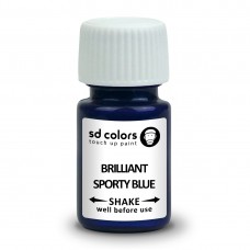 SD COLORS BRILLIANT SPORTY BLUE B593M сompatible HONDA New Touch Up Paint 8ML REPAIR SCRATCH CHIP BRUSH COLOR CODE B593M BRILLIANT SPORTY BLUE