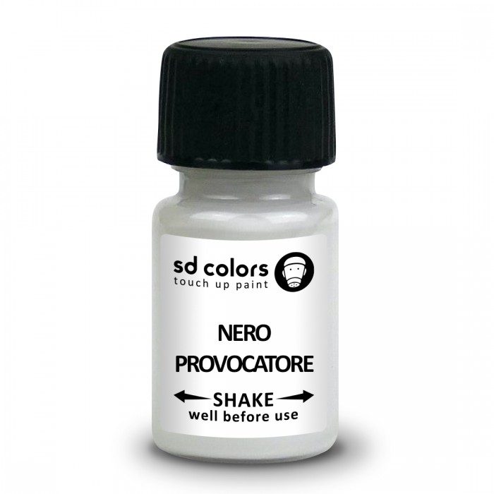 SD COLORS NERO PROVOCATORE 891B сompatible FIAT New Touch Up Paint 8ML REPAIR SCRATCH CHIP BRUSH COLOR CODE 891B NERO PROVOCATORE
