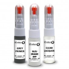 SD COLORS BLEU DRAGEE RPP сompatible RENO New Touch Up Paint Pen REPAIR KIT 7ML SCRATCH CHIP BRUSH COLOR CODE RPP BLEU DRAGEE (PAINT+PRIMER+LACQUER)