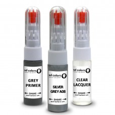 SD COLORS SILVER GREY  A08 сompatible BMW New Touch Up Paint Pen REPAIR KIT 7ML SCRATCH CHIP BRUSH COLOR CODE A08 SILVER GREY  (PAINT+PRIMER+LACQUER)