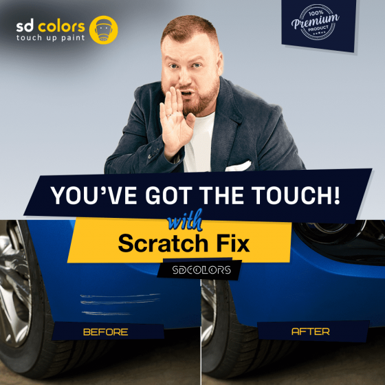 Touch Up Paint 20ml for TOYOTA - Scratch & Chip Repair - DARK BLUE 8Q4