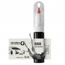 Touch Up Paint 20ml JET BLACK 668 for BMW Scratch and Chip Repair Brush