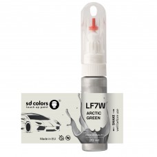 Touch Up Paint 20ml ARCTIC GREEN LF7W for VAG/VW/AUDI Scratch and Chip Repair Brush