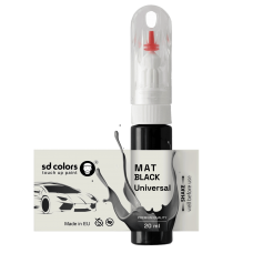 Touch Up Paint 20ml  MAT BLACK Universal for VAG/VW/AUDI Scratch and Chip Repair Brush
