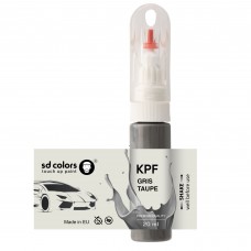 Touch Up Paint 20ml GRIS TAUPE KPF for RENAULT Scratch and Chip Repair Brush