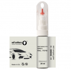 Touch Up Paint 20ml ANTHRACITE GREY 7016 for RAL Scratch and Chip Repair Brush