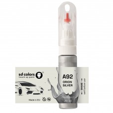 Touch Up Paint 20ml ORION SILVER A92 for BMW Scratch and Chip Repair Brush
