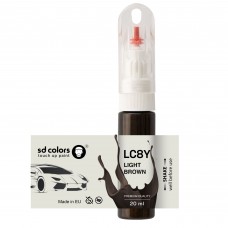 Touch Up Paint 20ml LIGHT BROWN LC8Y for VAG/VW/AUDI Scratch and Chip Repair Brush