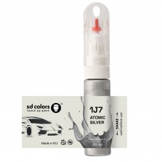 Touch Up Paint 20ml ATOMIC SILVER 1J7 for TOYOTA Scratch and Chip Repair Brush