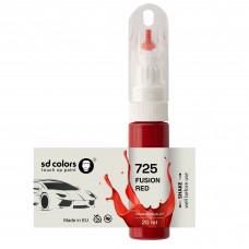 Touch Up Paint 20ml FUSION RED 725 for VOLVO Scratch and Chip Repair Brush