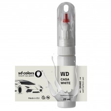 Touch Up Paint 20ml CASA WHITE WD for KIA Scratch and Chip Repair Brush
