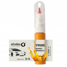 Touch Up Paint 20ml SUNSET ORANGE II YR585 for HONDA Scratch and Chip Repair Brush