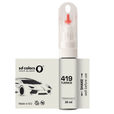 Touch Up Paint 20ml TUERKIS 419 for BMW Scratch and Chip Repair Brush