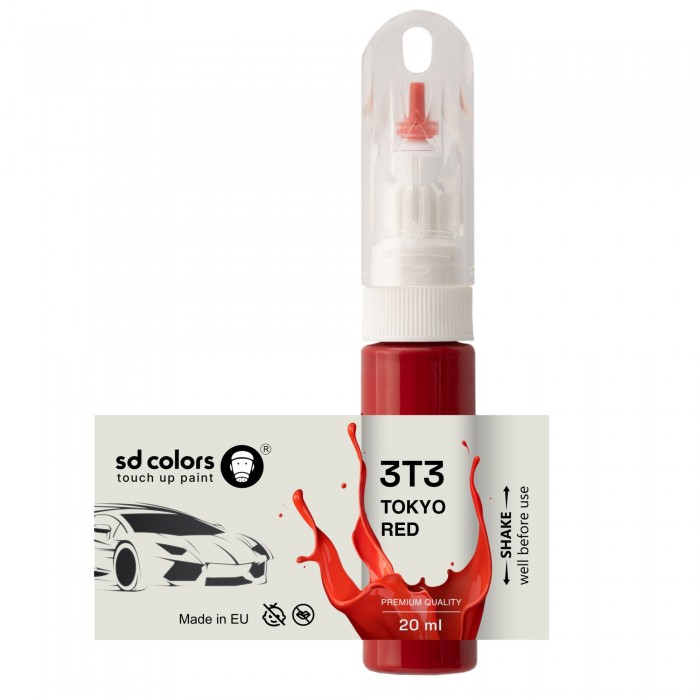 TOYOTA TOKYO RED 3T3 Touch Up Paint 20ml SD COLORS
