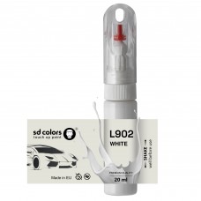 Touch Up Paint 20ml WHITE L902 for VAG/VW/AUDI Scratch and Chip Repair Brush
