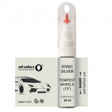 Touch Up Paint 20ml SONIC SILVER NEU-107E for TESLA Scratch and Chip Repair Brush