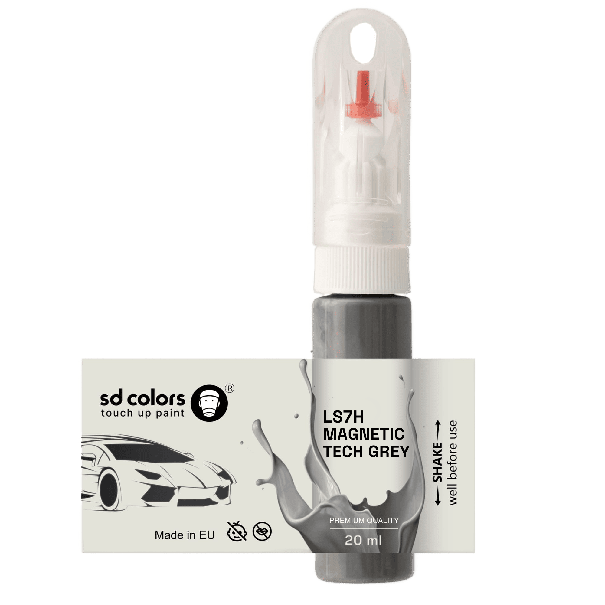 Magnetic Tech Color VAG/VW/AUDI MAGNETIC TECH GREY LS7H Touch Up Paint 20ml SD COLORS