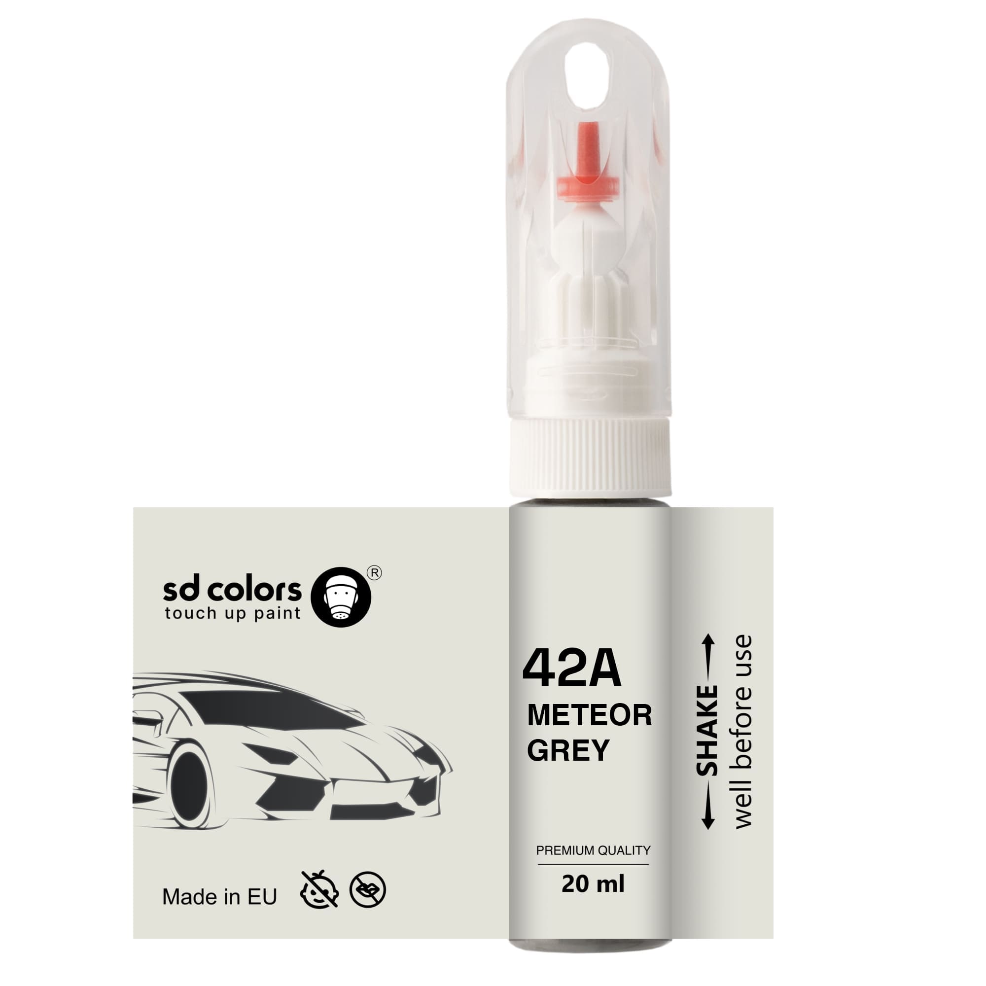 MAZDA METEOR GREY 42A Touch Up Paint 20ml SD COLORS